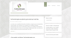 Desktop Screenshot of carboxiterapia.info