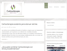 Tablet Screenshot of carboxiterapia.info